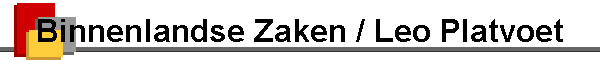 Binnenlandse Zaken / Leo Platvoet
