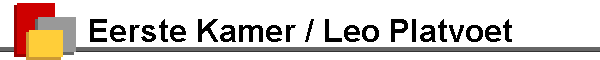 Eerste Kamer / Leo Platvoet